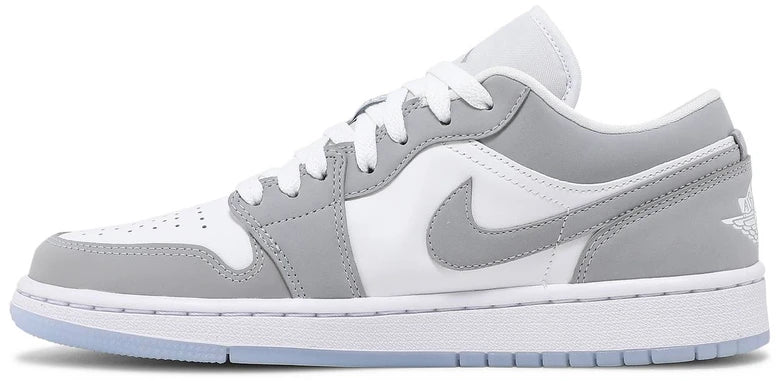 Nike Air Jordan Low 1 Blanco Gris Dama.