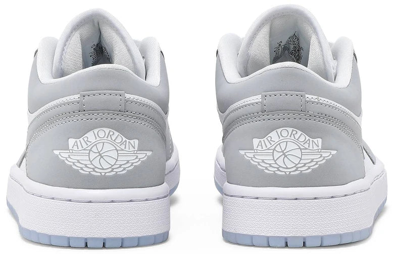 Nike Air Jordan Low 1 Blanco Gris Dama.